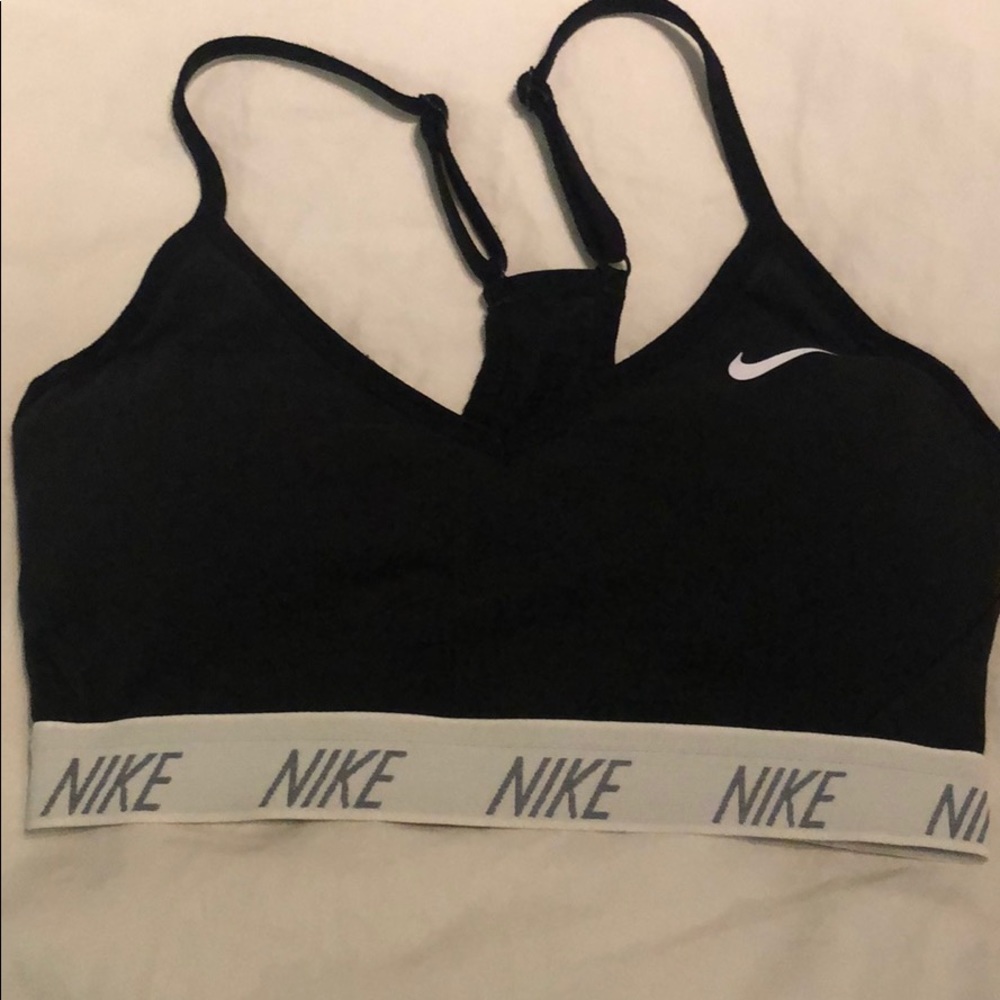 Nike Pro Cotton padded sports bra Black sz small